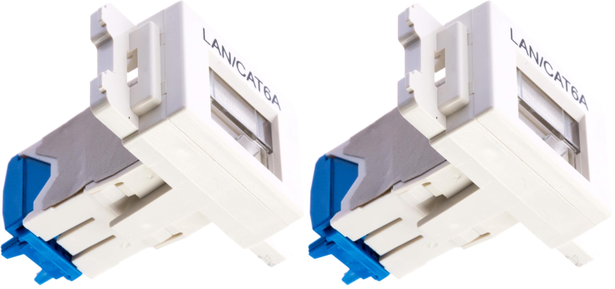 JAOSSP6ATGMW 30個セット JAOSSP6ATGMW CAT6Aジャックキット <文字「LAN/CAT6A」>: ネットワーク